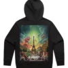 G West Hoodie - In Paris - Black - GWPLHD5010