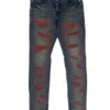 Purple-Brand Jeans - Indigo Weft Blowout -Red - P001-MRWB423