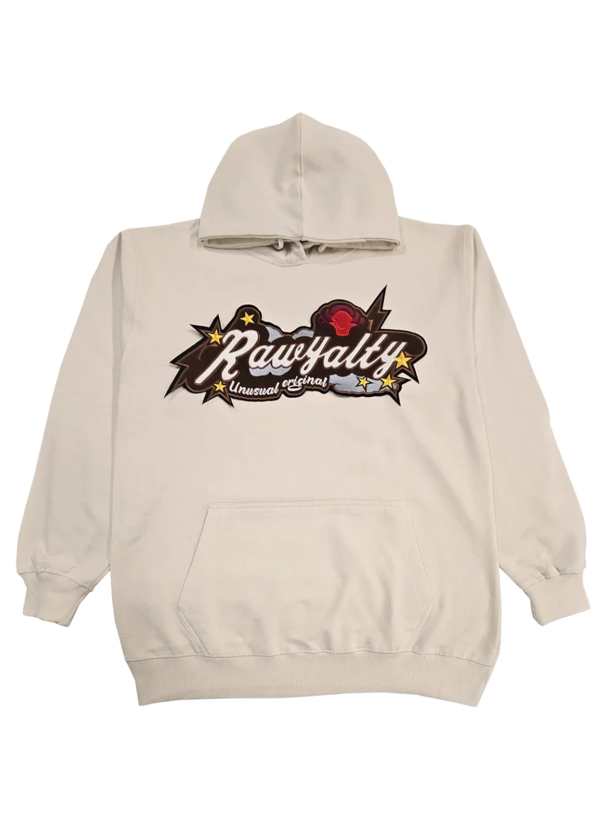 Rawyalty Hoodie - Unusual - Cream 1 Rawyalty Hoodie - Unusual - Cream
