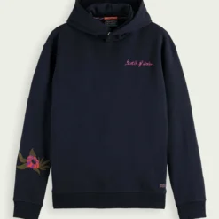 Scotch & Soda Hoodie - Artwork Felpa - Navy - 22-FWMM 169193